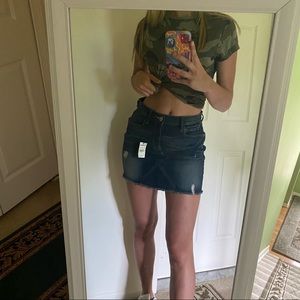 Express jean mini skirt Size 2 NWT